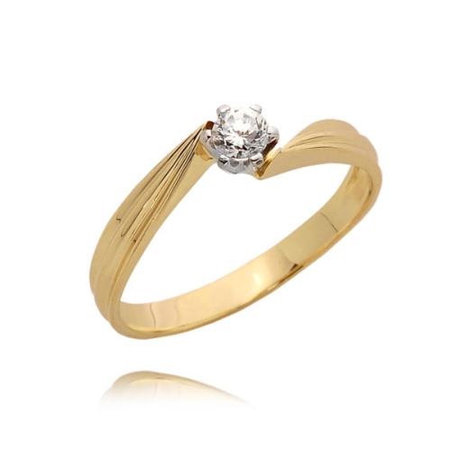 Pierścionek z brylantem  